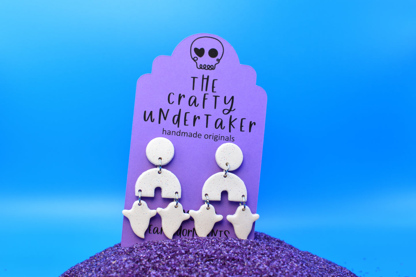 spooky shimmer ghostie dangles