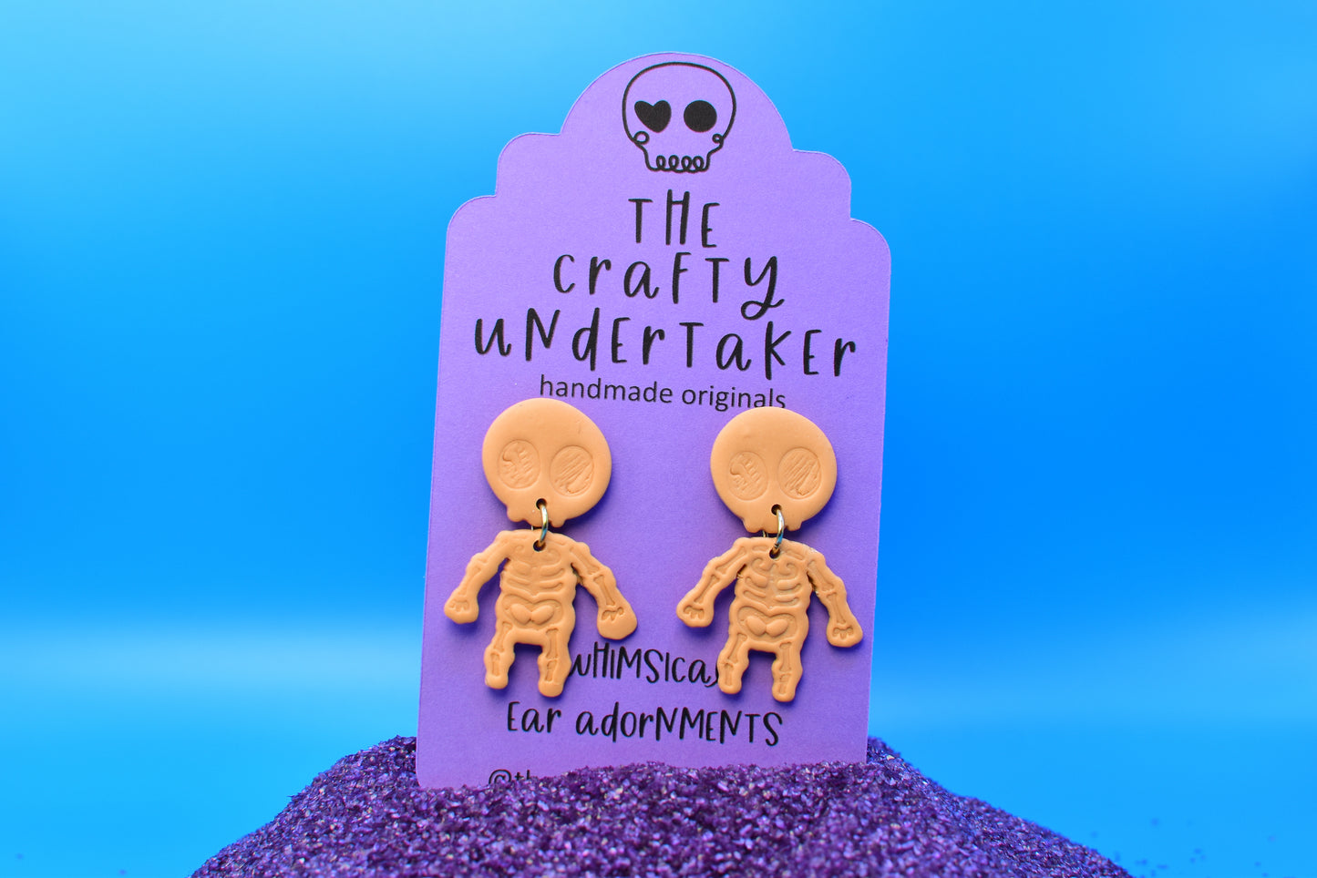 spooky skeleton + zombie skull