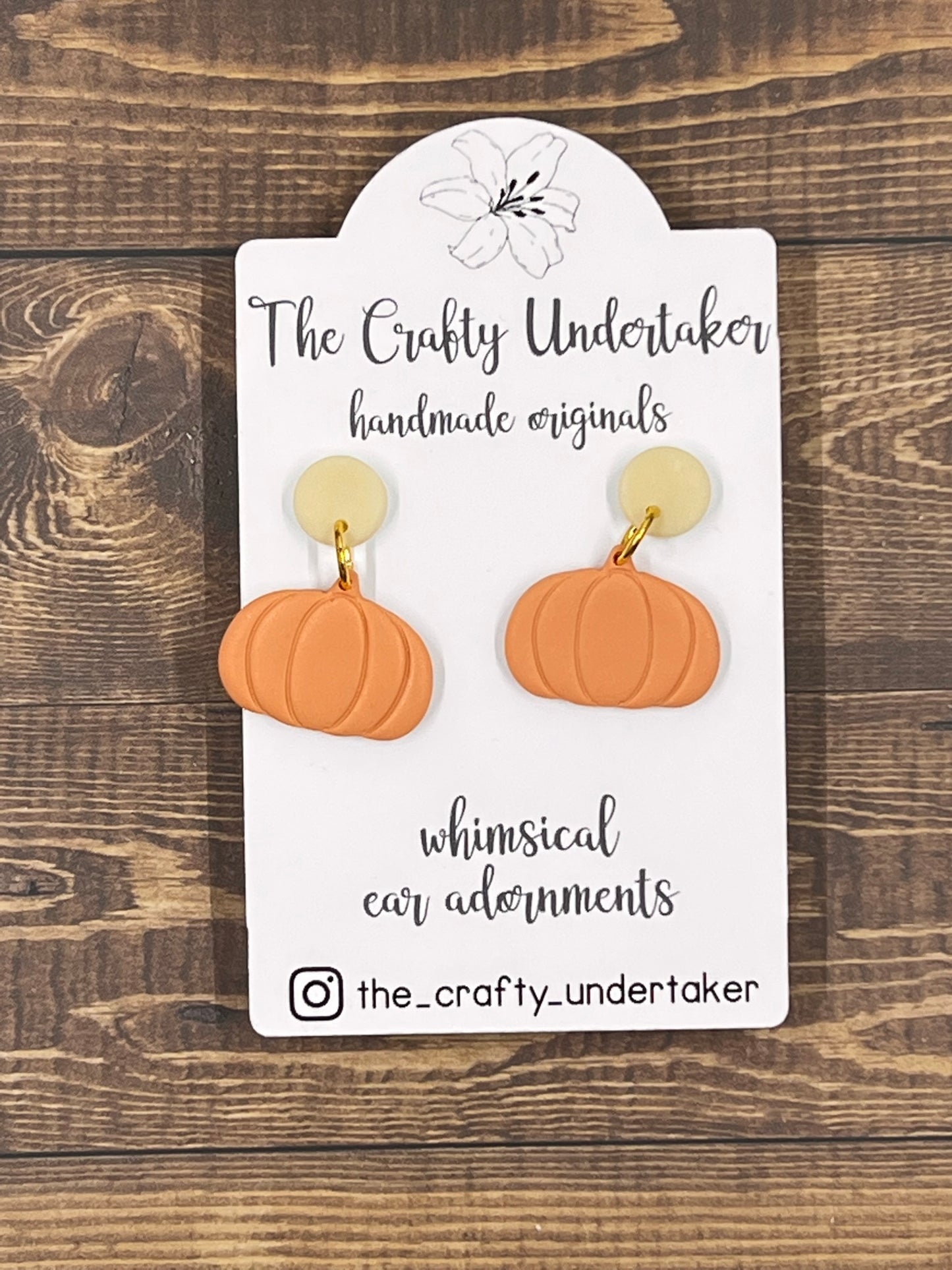 PUMPKIN glow in the dark studs